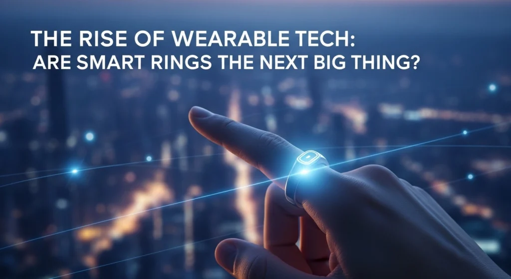 The Rise of Wearable Tech: Are Smart Rings the Next Big Thing?